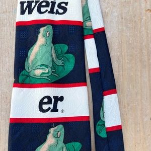 1995 official Anheuser-Busch Budweiser frog vintage tie